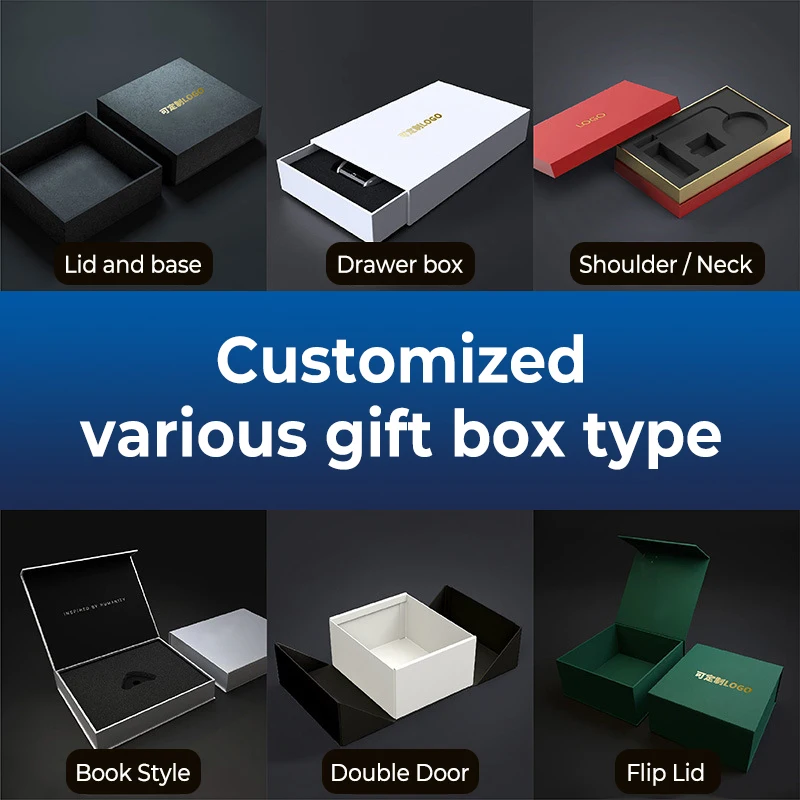 Luxury Rigid Boxes Magnet Close Custom Packaging Gift Box for Scarves Clothes Perfume Wigs