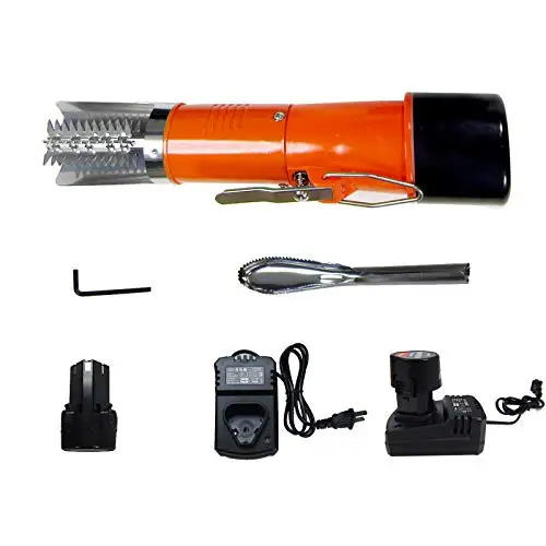 Hand Fish Scaler Battery for 12v Portable Mini Small Cordless Electric Battery Operated Wireless Fish Scaler 18650 NCM 12 Months