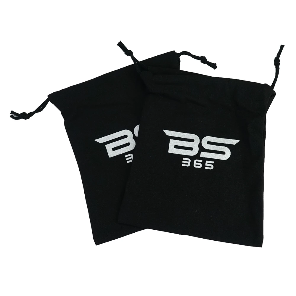 Хлопковый мешок для пыли на шнурке с серебряным логотипом