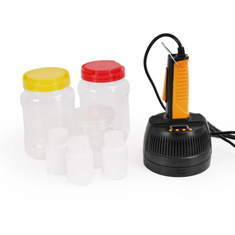 Пластиковый Ручной Индукционный герметик для банок, Индукционная Машина Для Запечатывания Банок, джема, стекла, фольги, алюминия для бутылок