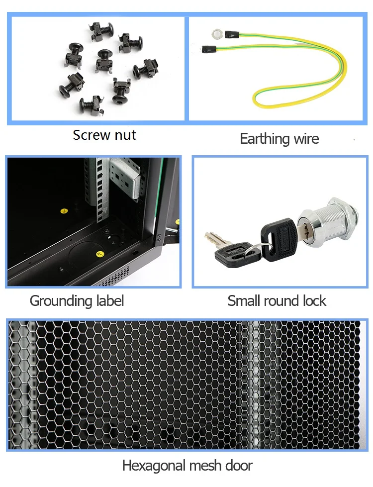 Серверный шкаф с низким уровнем уведомления 27u 32u 42u сетевой шкаф 19 дюймов 800/600 мм шкаф для серверов