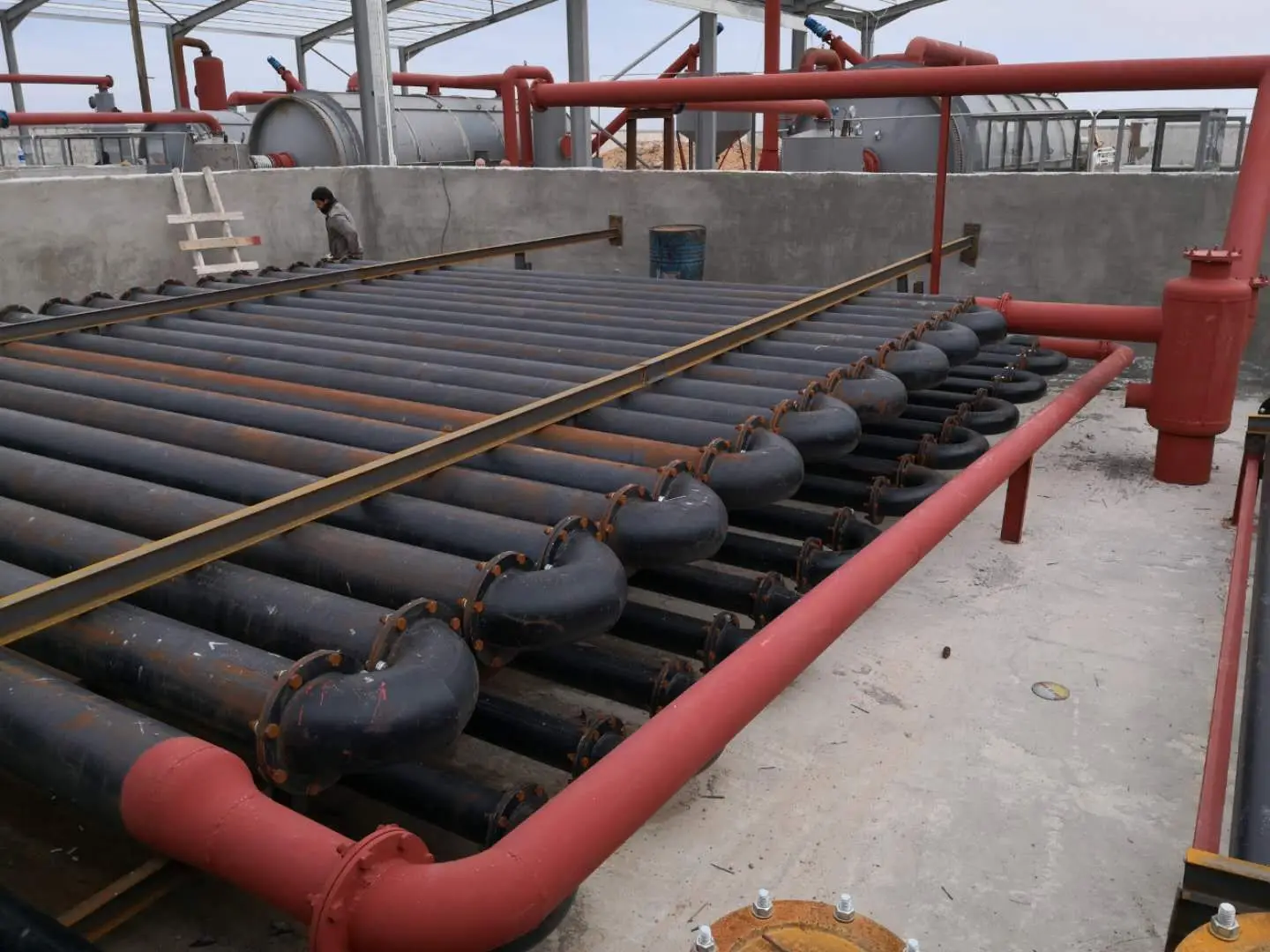 Ланнинг отходов резины переработки пиролиза завод