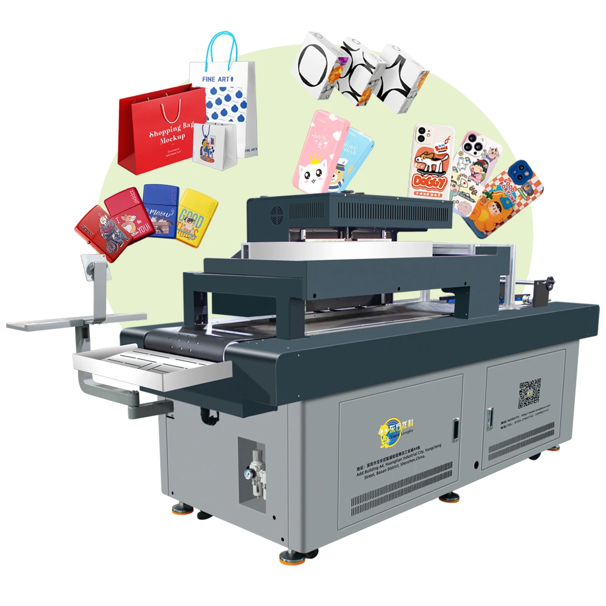 Fast speed one pass UV flatbed printer UV printing machine with Ricoh gen5 print head