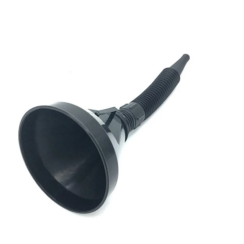 Universal Car Motorcycle Truck Vehicle Plastic Filling Funnel 40 Ounce Car Auto Flexible Spout Filter Gas Oil Water Fuel Funnel