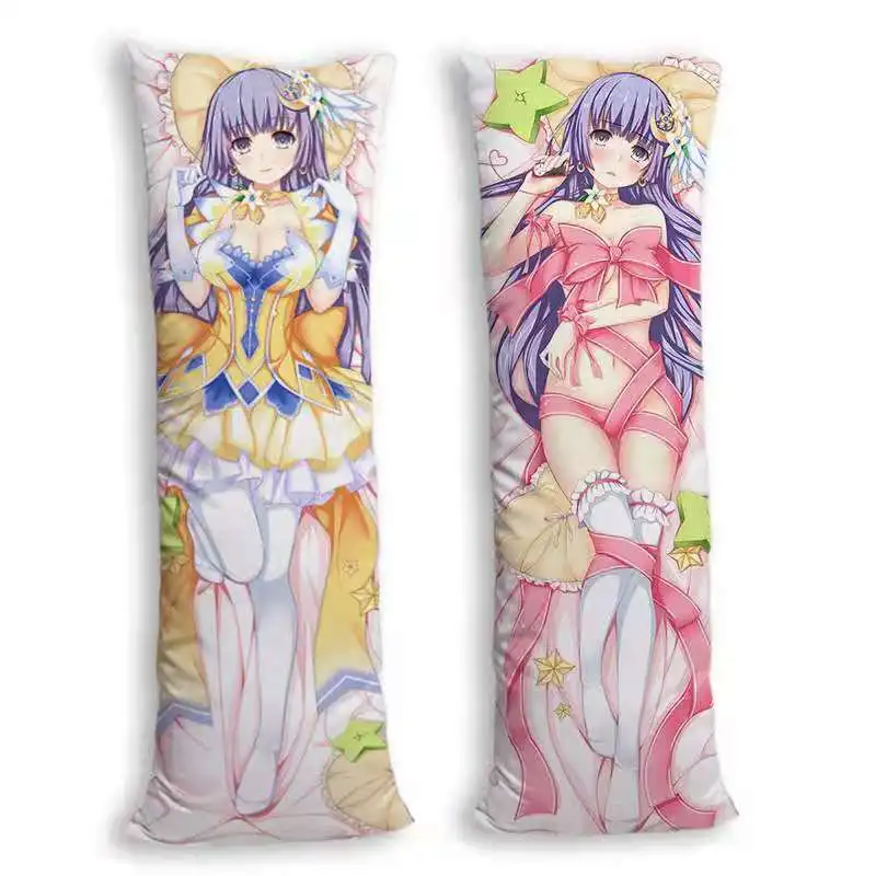Custom Throw Cartoon Cute Anime Japanese Cartoon Print Large Double Sided Dakimakua Full Body Pillow Cover Case