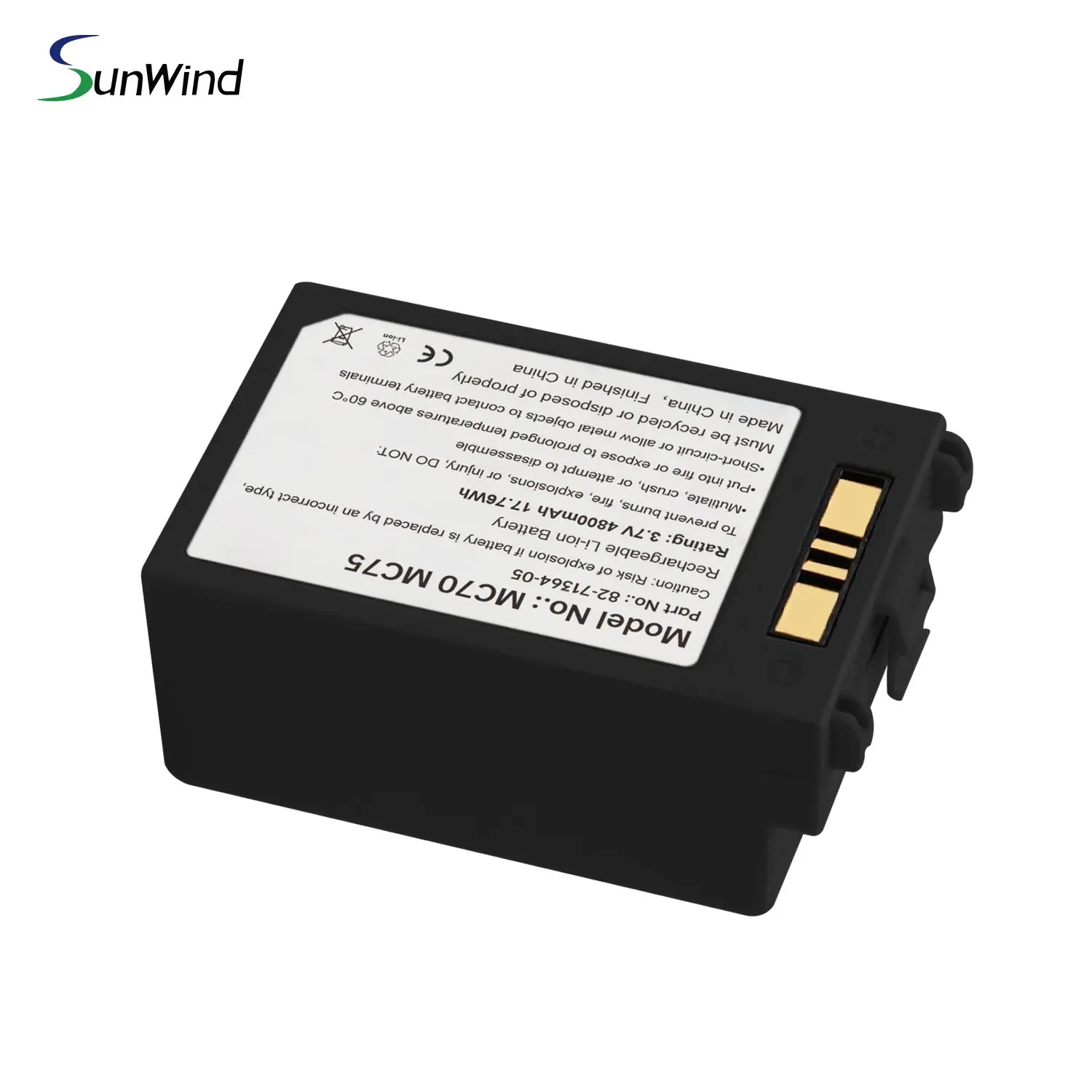 SWLPB Barcode Scanner for Zebra Symbol MC70 MC7090 MC75 MC75A MC7596 82-71364-06 battery 3.7V 4800mAh