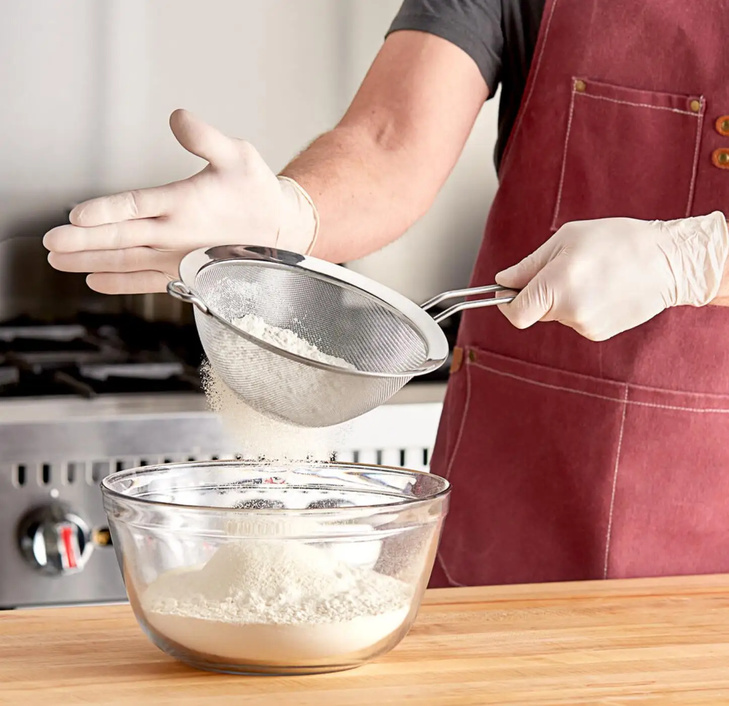 Stainless Steel Fine Mesh Strainer Conical Kitchen Sieve Sifter for Cocktail Tea Home Usage for Drain and Colander