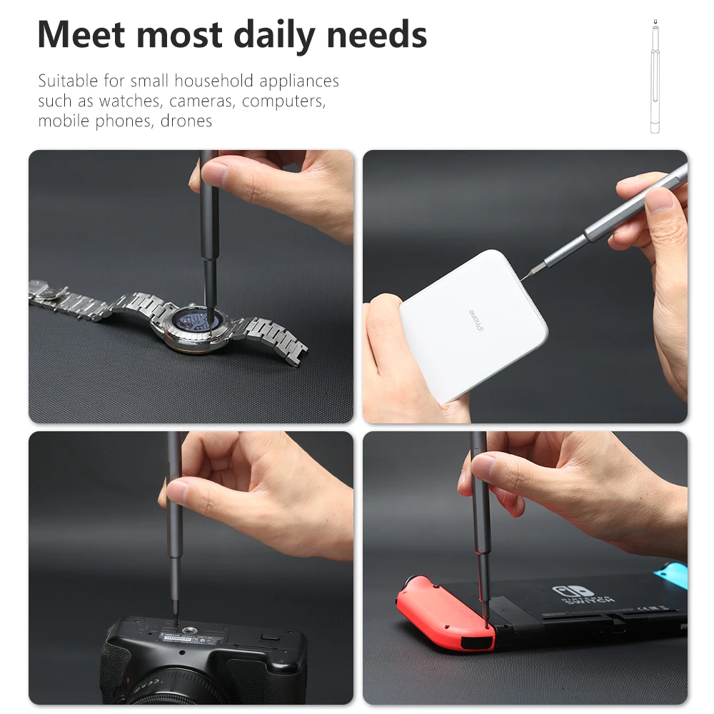 KS-840049 48in1 Precision Screwdriver Set For Electronics, 48pcs Magnetic Screwdriver Bits Set Professional Screwdriver Tool Set