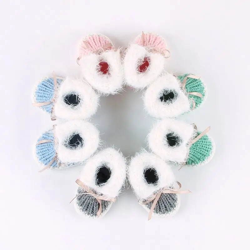 
Mimixiong Custom Hot Sale Child Baby Soft Knitted Shoes For Boy Girl Cheap Wholesale Baby Shoes Super Soft 