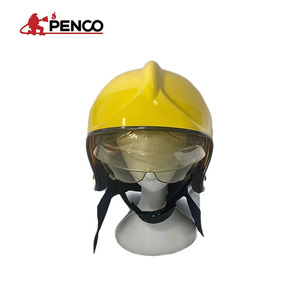 European  used  low Price Fire Retardant plastic used fire helmet
