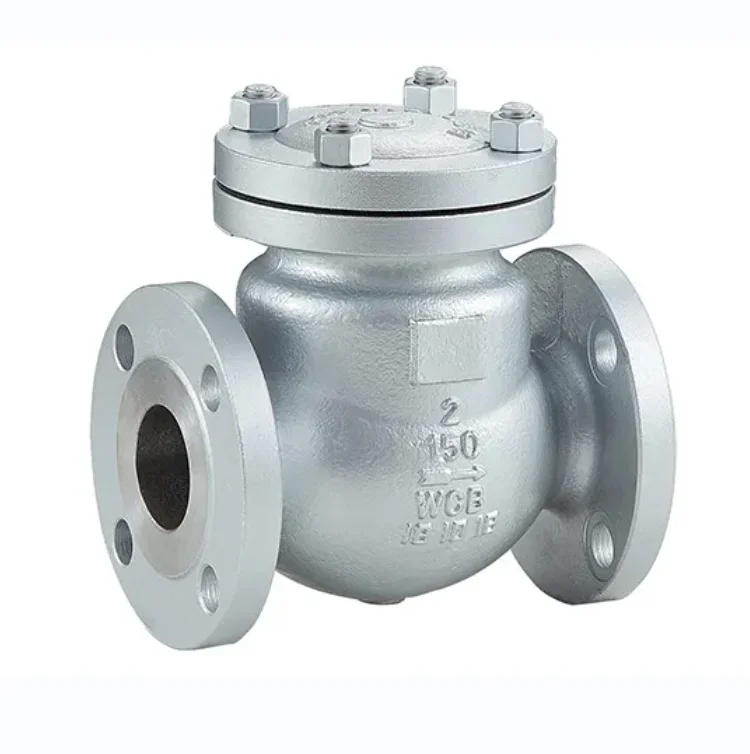 API 6D  Cast Steel Class150 Flanged Swing Check Valve/ball valve