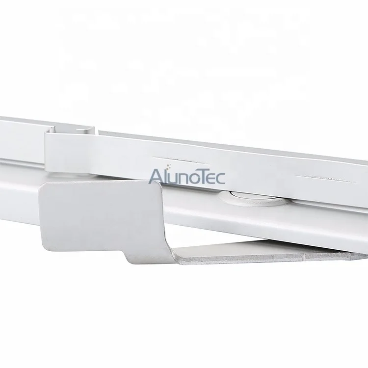 Alunotec SF-400 модель 6 дюймов на заколках 7 лезвий 1000 мм белого цвета алюминиевые жалюзи окна