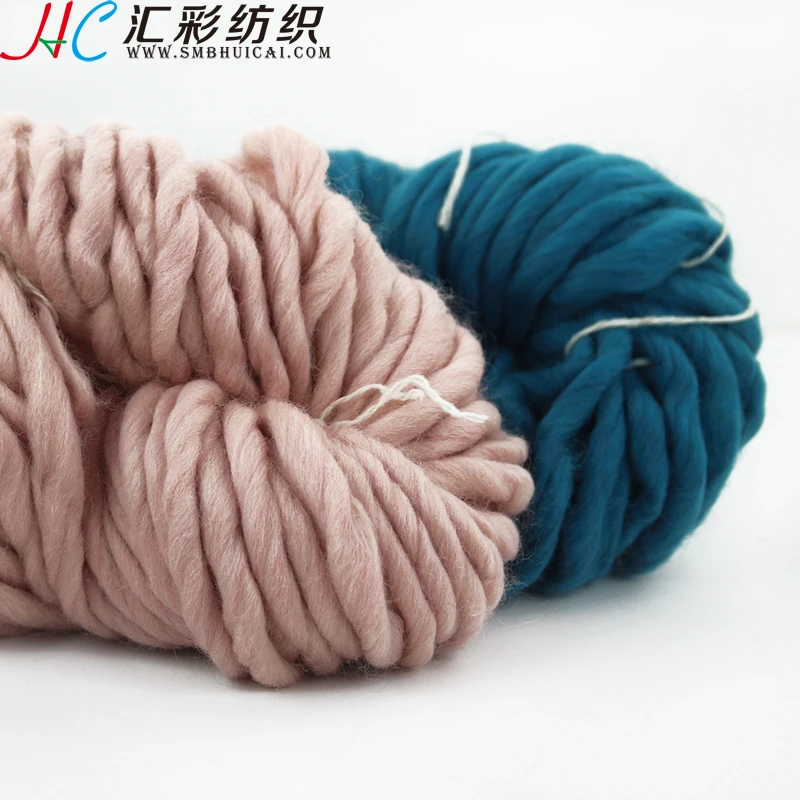 
crochet fancy yarn super thick merino yarn for knitting blankets cheap chunky wool 