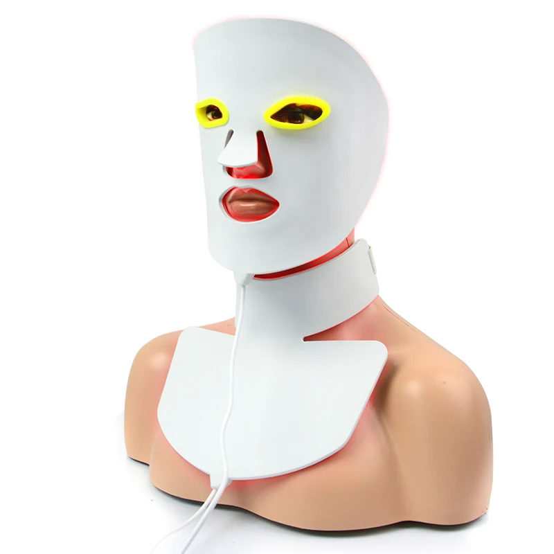 7 Colours Led Face Mask Skincare Red Colorful Light Therapy Silicone for Women