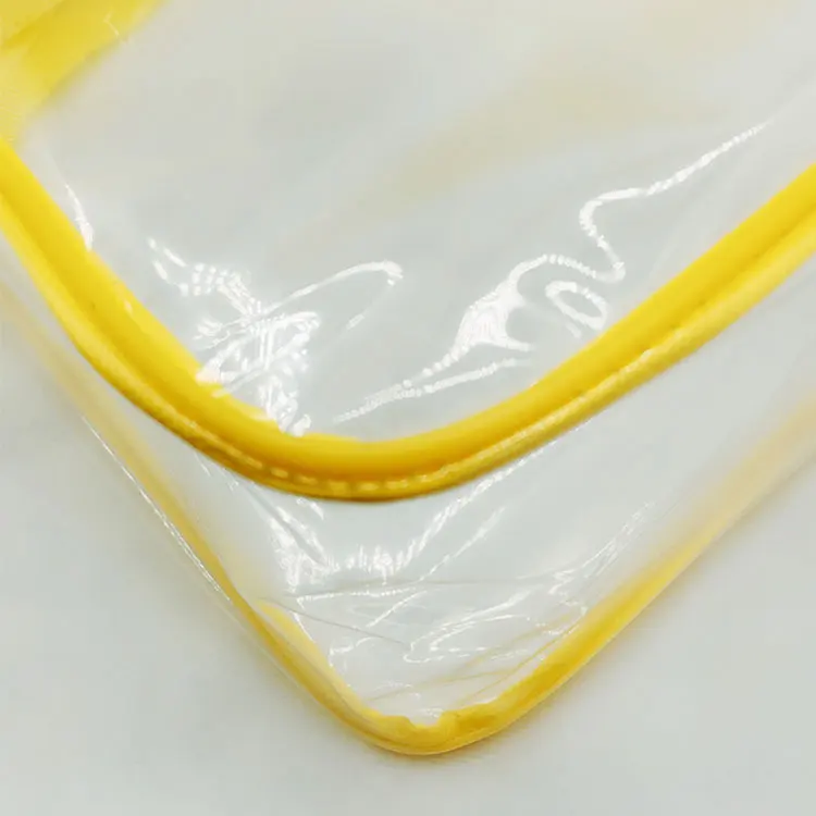 Custom Transparent PVC Plastic Packaging Bag For Blanket With Zipper