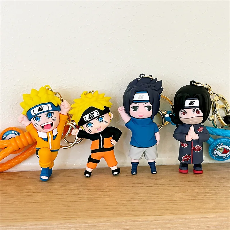 Wholesale  hot Selling Cartoon Anime Kakashi Keychain  PVC doll Keychain