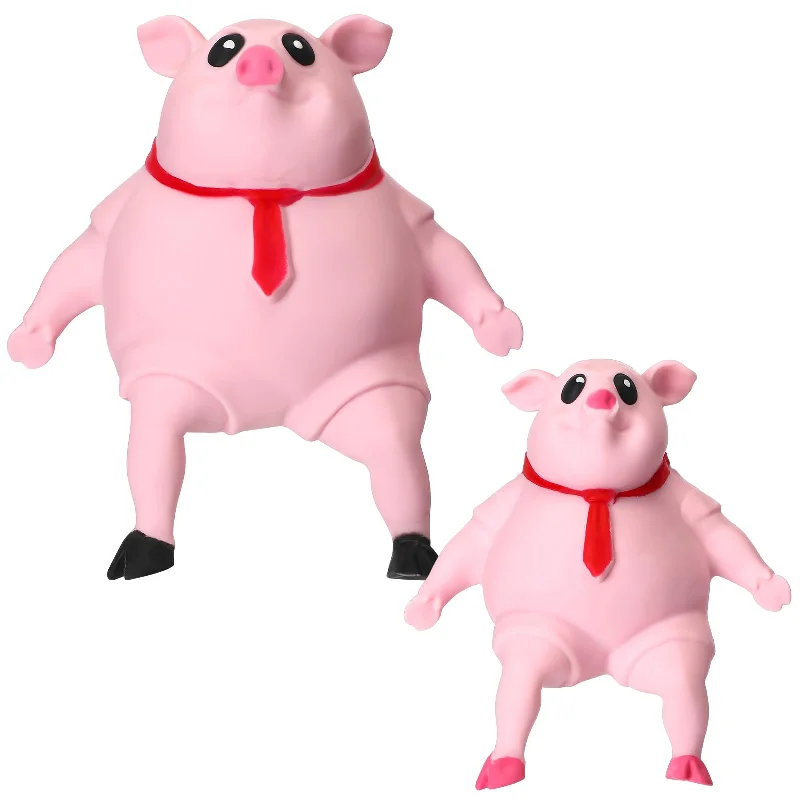 Cute New Novelty Design tpr Squeeze Fidgets Sensory Anti Stress Squish Pig toy Cute Squishy Pig for Kids and Adult