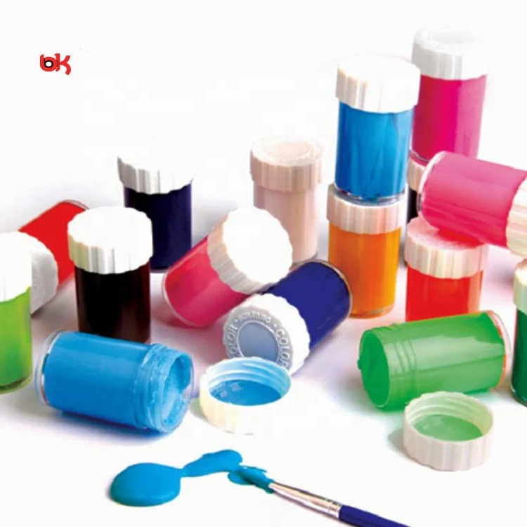 Buy 12 Colors Acrylic Paint set 20 ML used on Canvas wood paper tiles fabric and all painting Media for artist and kid art work