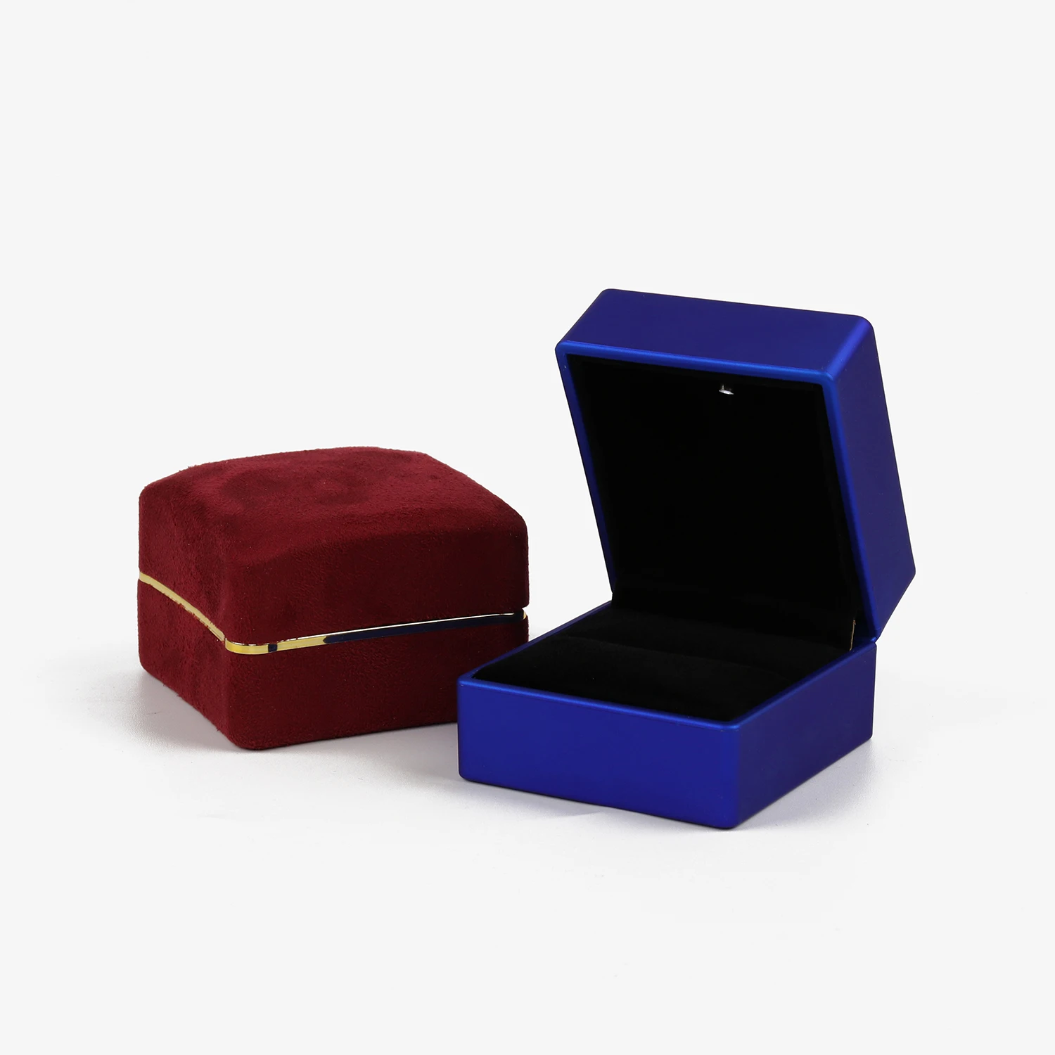 Custom Wholesale Luxury Set Jewellery Gift Box Plastic Flip Jewelry Box Packaging