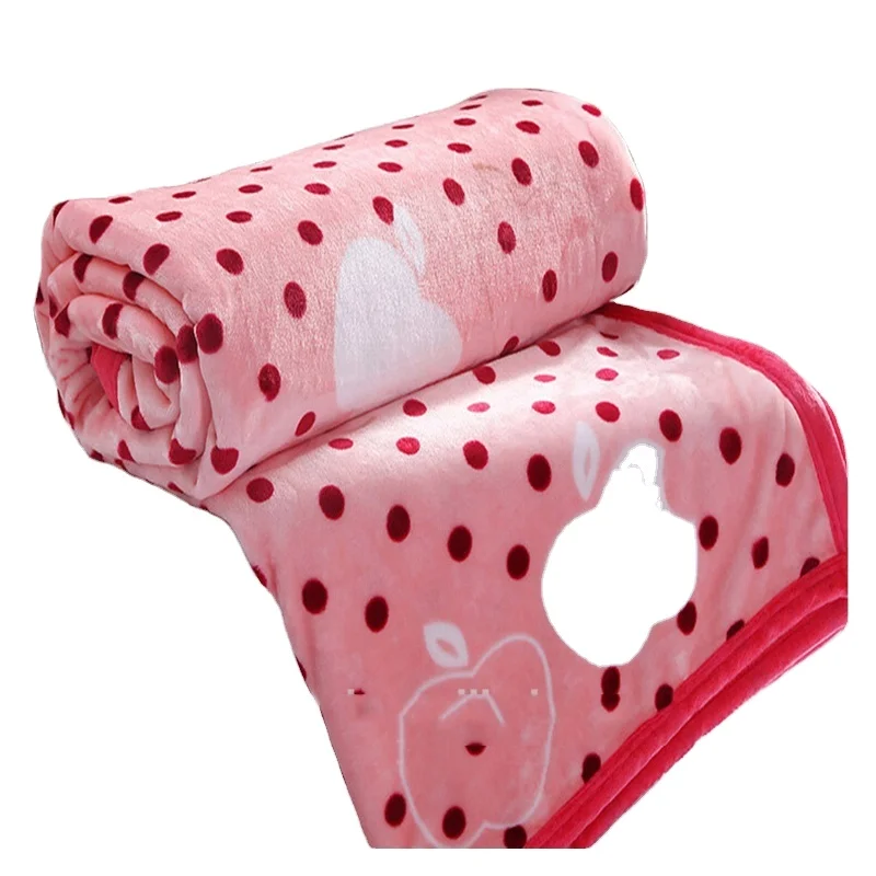 Fast Delivery Supplier 100% Polyester Luxury Super Soft Apple Warming Knitted Fleece Blanket
