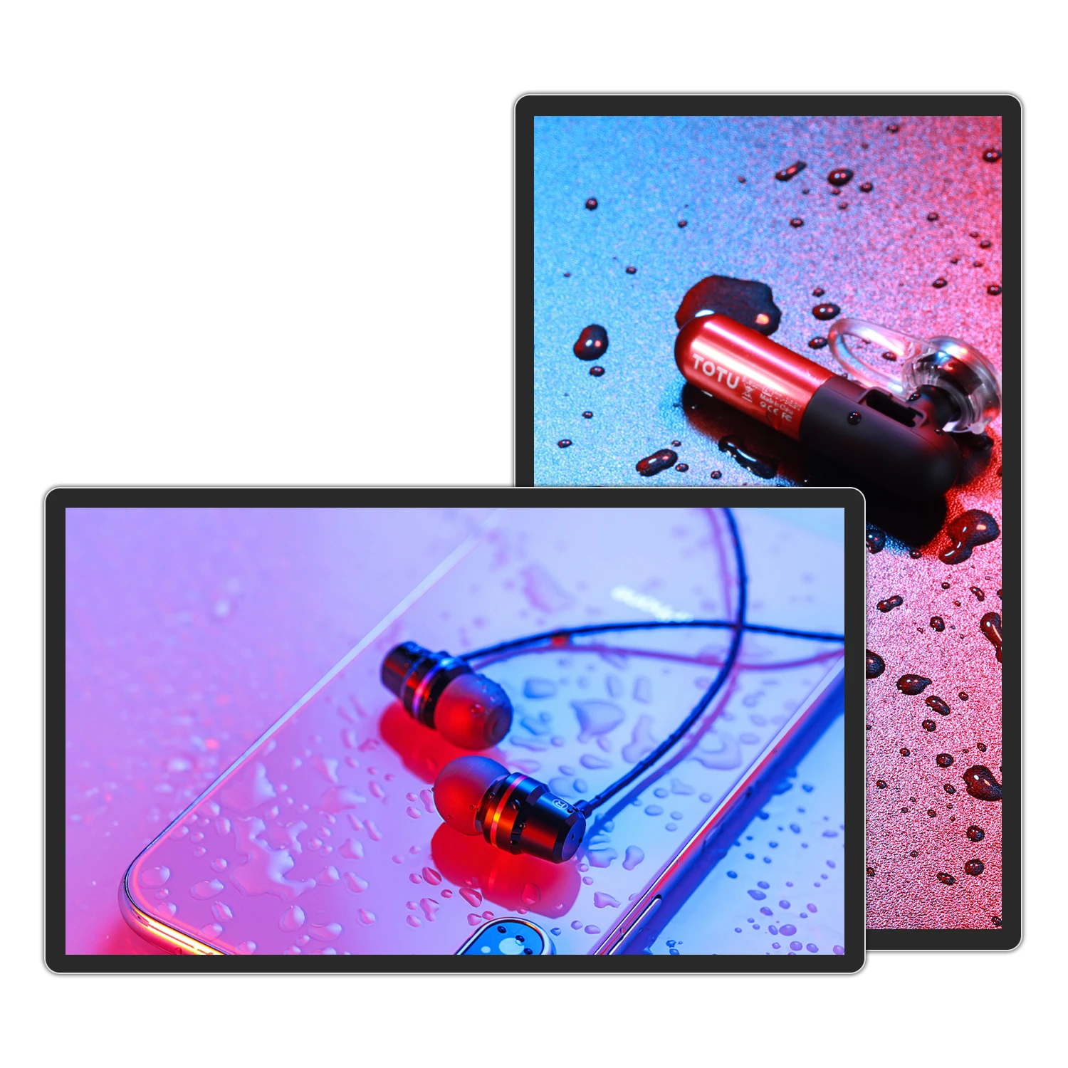  43 inch video wall screen media players advertising monitor lcd display kiosk touch digital