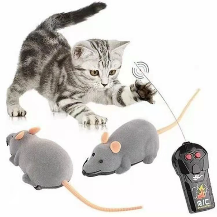Wholesale Wireless Remote Control  Electric Custom Automatic Interactive Gaming Rat Cat  Mouse Cat Toy