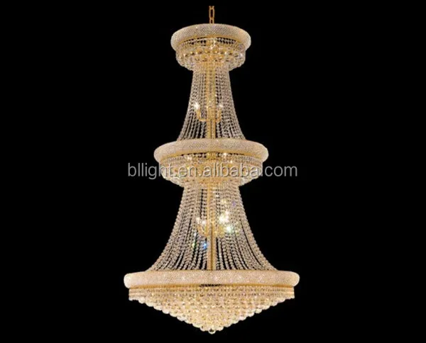 Hot sale traditional fancy golden basket chandelier in dubai empire crystal lighting wholesale price crystal chandelier