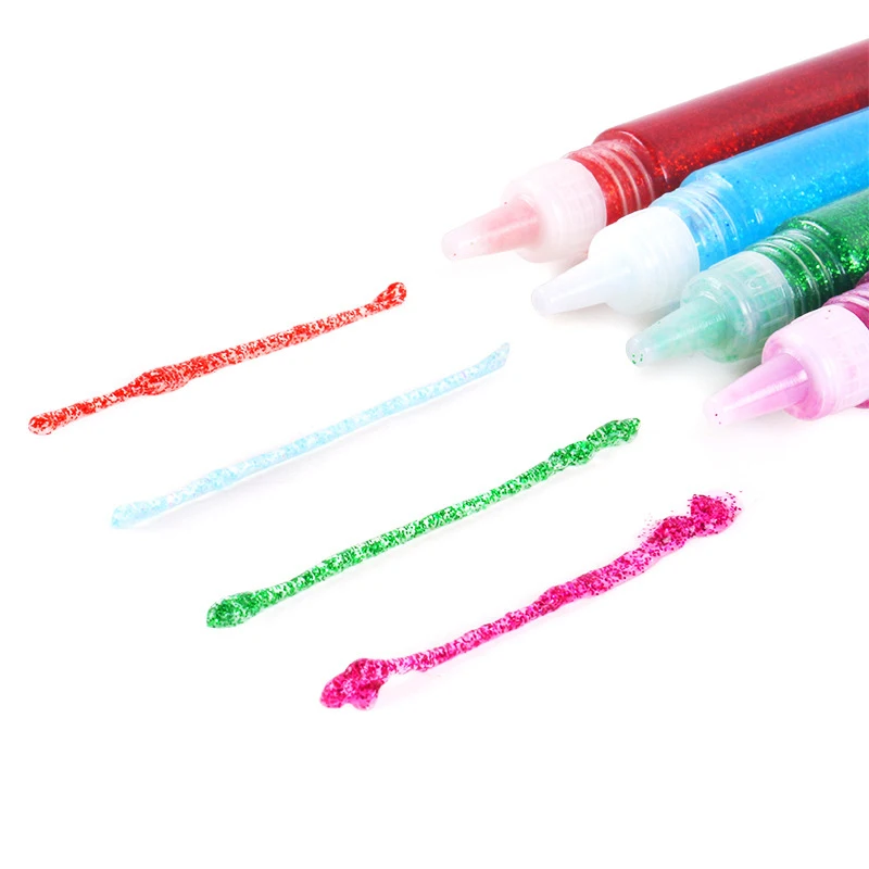 non-toxic 20ml glitter glue acrylic paint in bulk