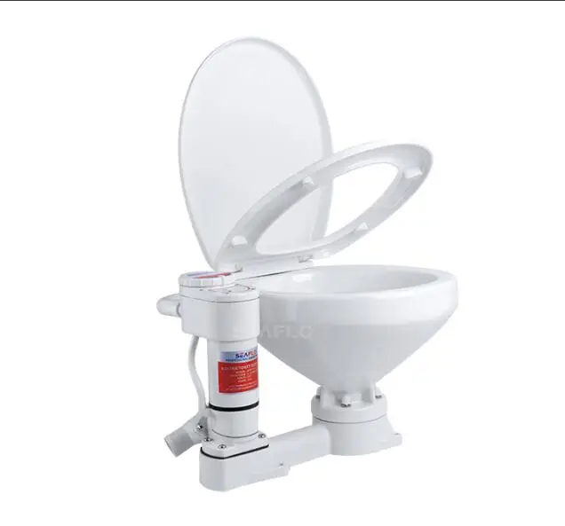 SEAFLO Electric Marine Boat Macerator Electric Yacht Toilets 12V Regular Size Regular Size