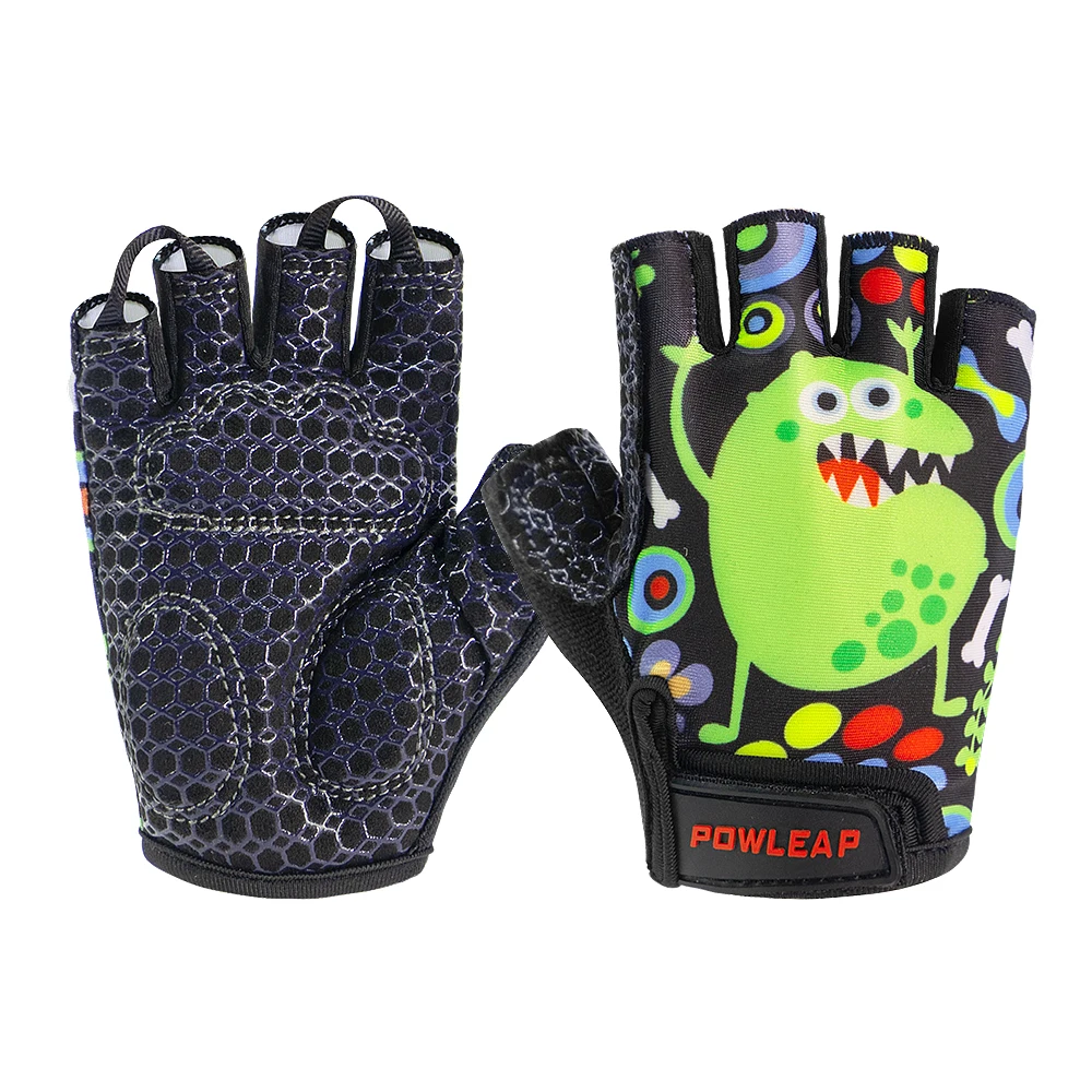 OEM Custom Quality Anti Slip Youth Kids Cycling Gloves Outdoor Cycling Gel Pad Durable Mountain Road Bike Gloves For Boy Girl