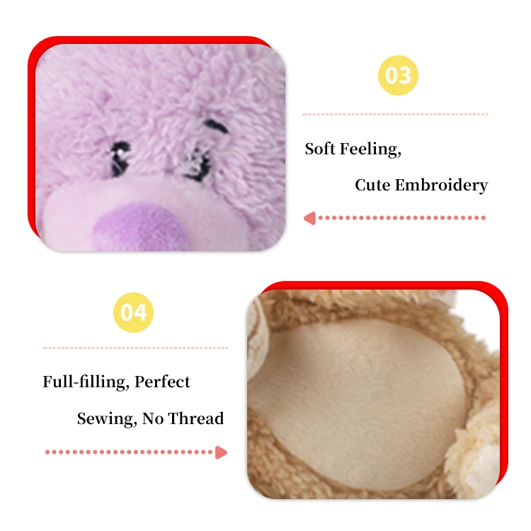 Wholesale GRS Recycled Stuffed and Textile Animal Toys OEM Custom Plush Soft Toys Teddy Bear Plush Doll