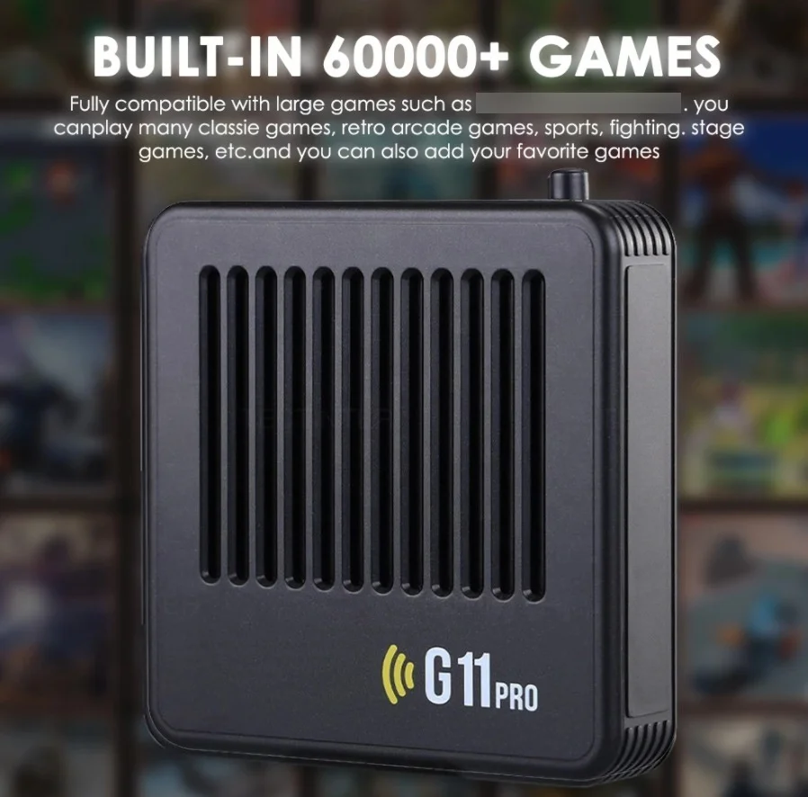 G11 Pro Video Game Console G11 Pro Classic Retro Game Box Many Simulators 4K H-D Android TV Box Super Gaming Machine With WiFi