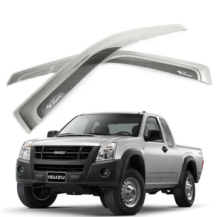 Auto Exterior Accessories Rain Visor Door Visor Car Wind Deflector Use For Isuzu D-Max 2008 2D