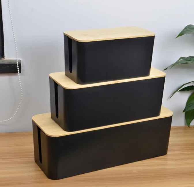 Wholesale ABS Material Wooden Style distribution box  wire sorting box