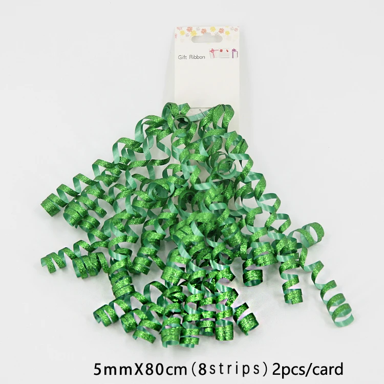 Custom Curly Gift Bows Ribbon Outdoor Indoor Christmas Decorations Wedding Gift Package Self Adhesive Tape