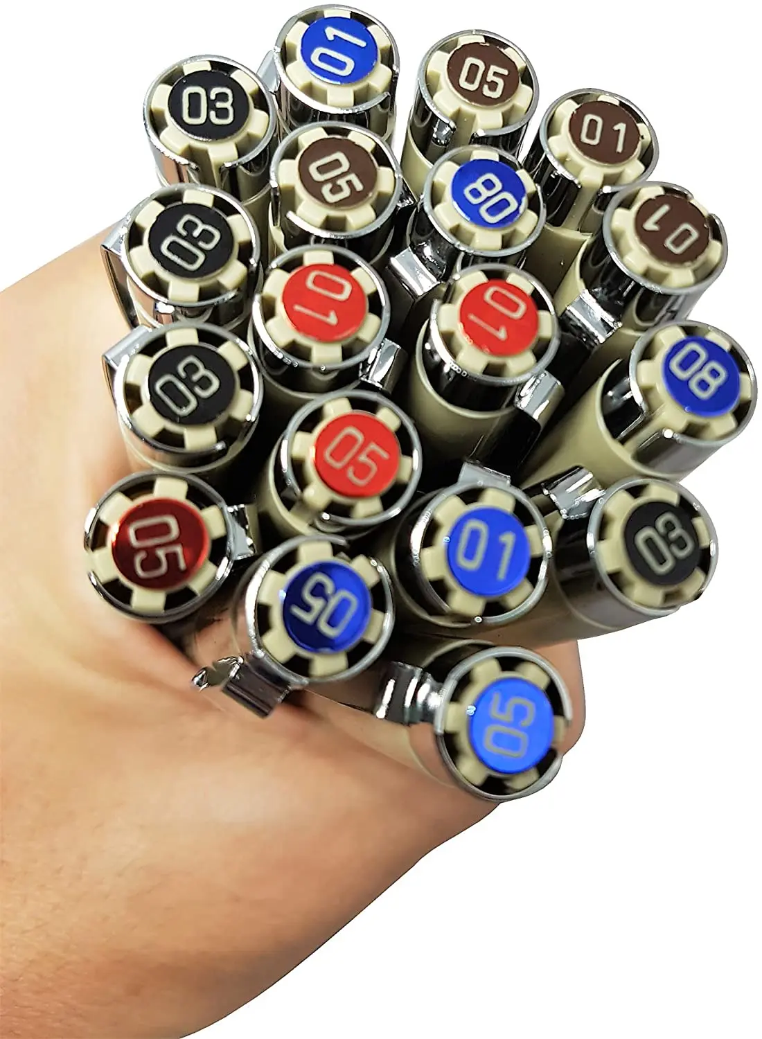 Sakura Micron pen Black ink marker felt tip pen, Archival pigment ink, fine point for artist drawing pens