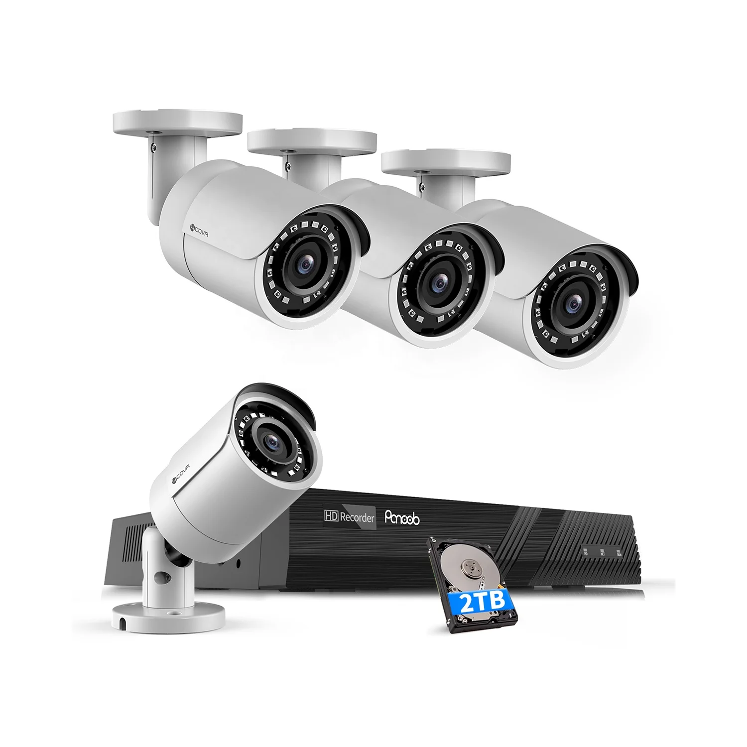 8 каналов 2 ТБ 4 шт.