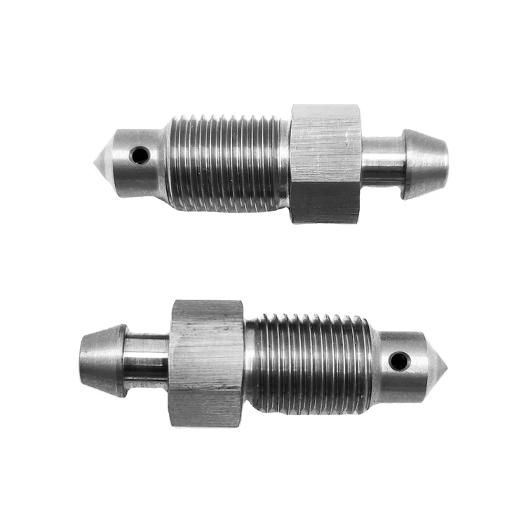 AoMei Wholesales Fuel Hose Fittings AN3 AN4 M10*1.0 M10*1.25 AN Fitting Stainless Brake Fitting Bleed Nipples