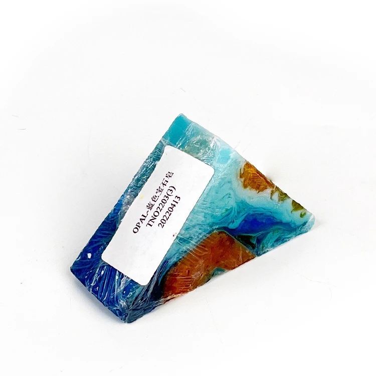 Best Selling Wholesale Basic Organic 100% Natural Colored Sapphire Soap Handmade Face Bath Soap