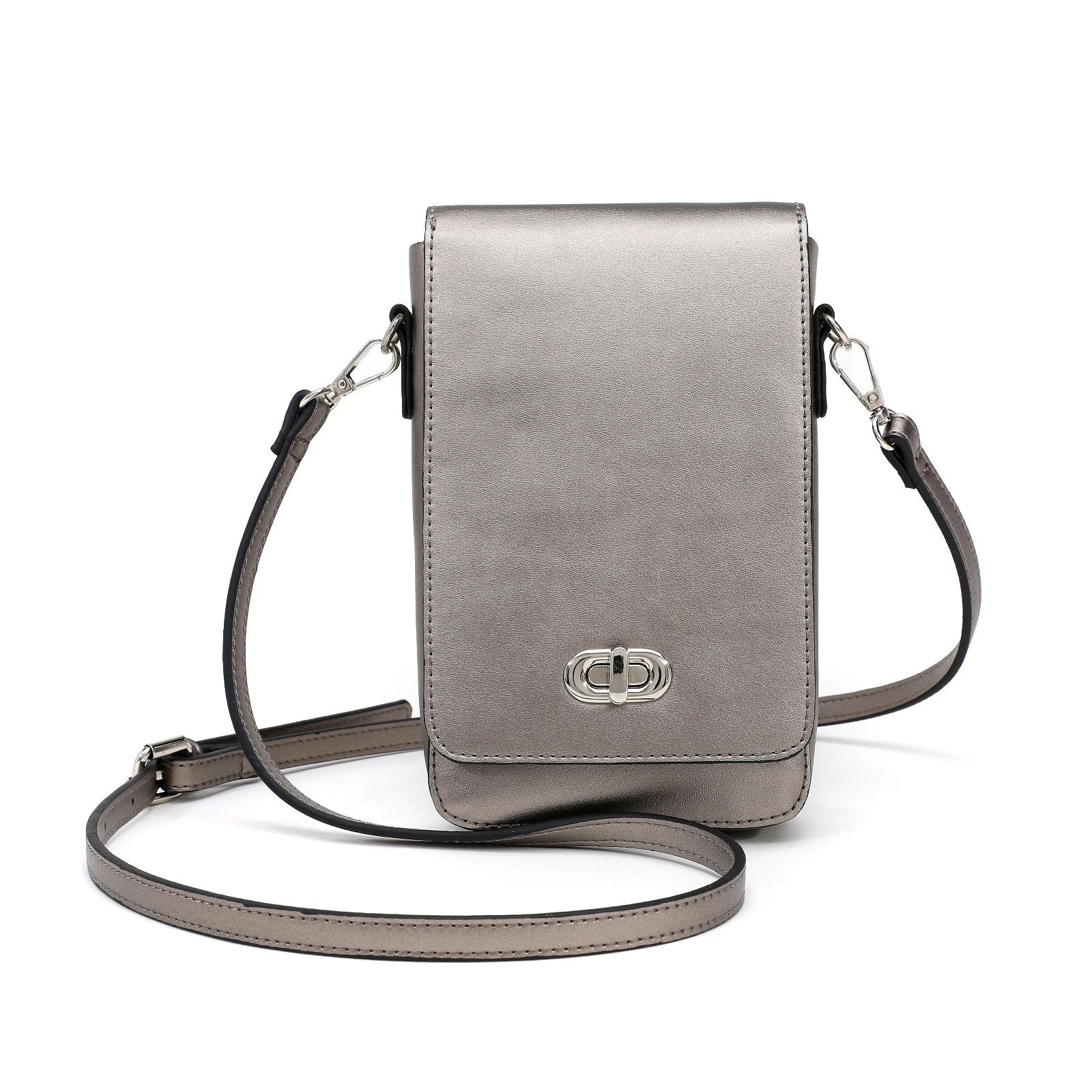 Модные женские маленькие кошельки из искусственной кожи с длинным ремешком