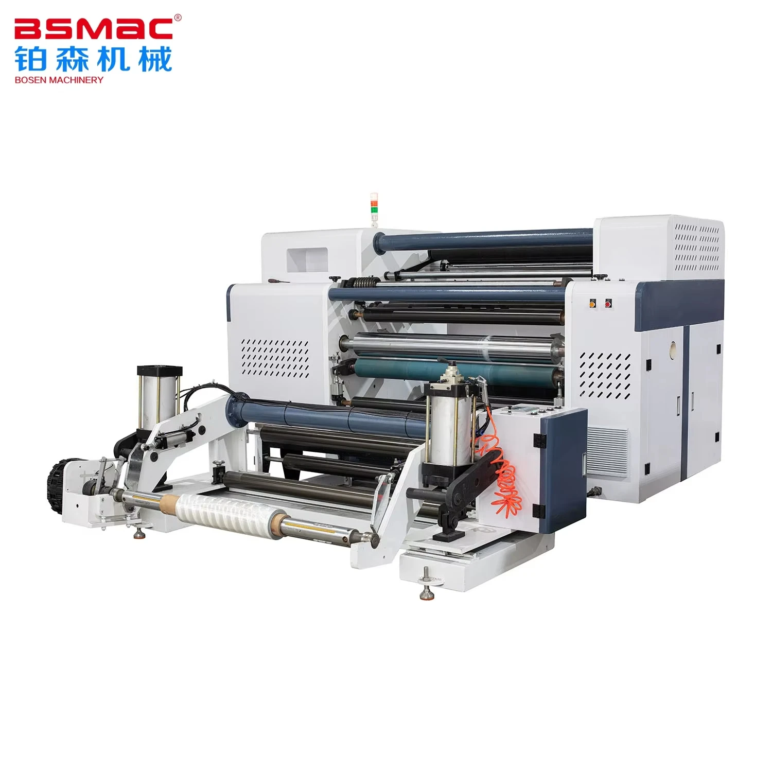 Automatic High Speed OPP Bopp PET PVC Film Jumbo Roll Paper Tape Slitting Rewinding Machine Germany
