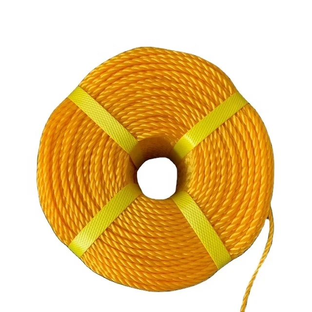 3 Strands Fishing Twisted Twine PE Rope for Packaging Rope