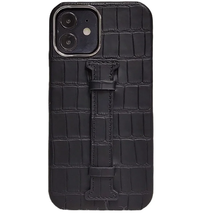 New style embossed crocodile leather skin case for iphone 12 pro max