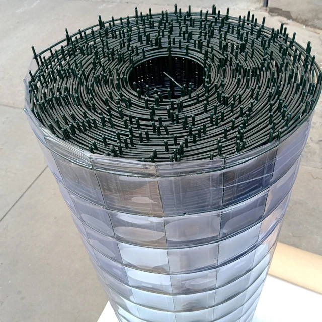 2'x4' PVC coated Euro Fence Welded wire mesh rolls used as garden decorative security fencing