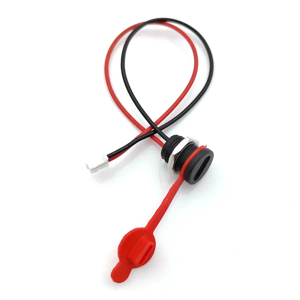 USB-C 4Pin высокий ток зарядки разъем с PH2.0 гайка кнопка блокировки пластины USB TYPE-C Женский Тип C переходник с внутренней резьбой разъем Jack