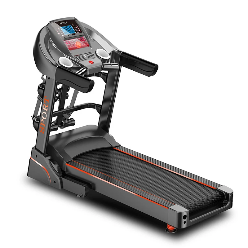 Моторизованная Складная Многофункциональная беговая дорожка с ремнем-массажером