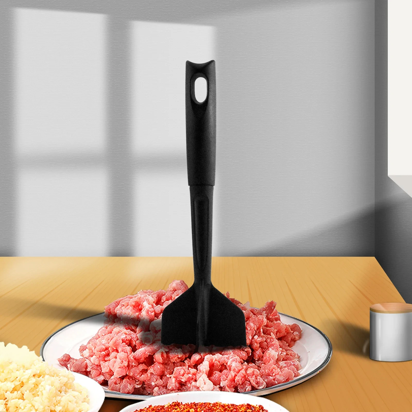 Новый Дизайн кухонный инструмент Ручной уплотнитель мяса пластиковый измельчитель нейлоновый