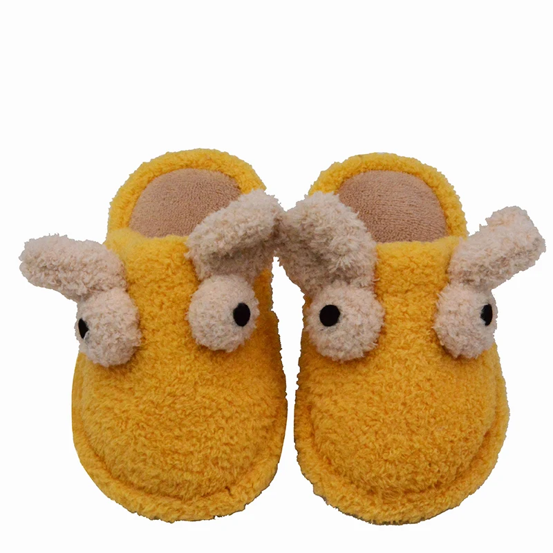 Hot Selling Cute Soft Winter Warm Girls Toddler Slides Flat Slippers for Kids