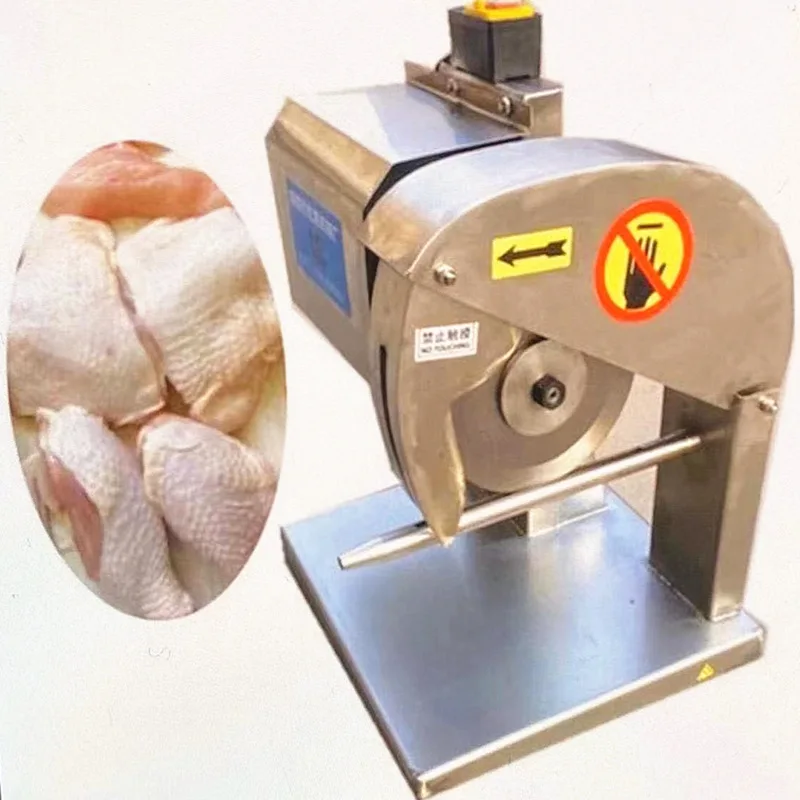 Small chicken, duck and goose cutting machine Poultry cutting electric saw machine