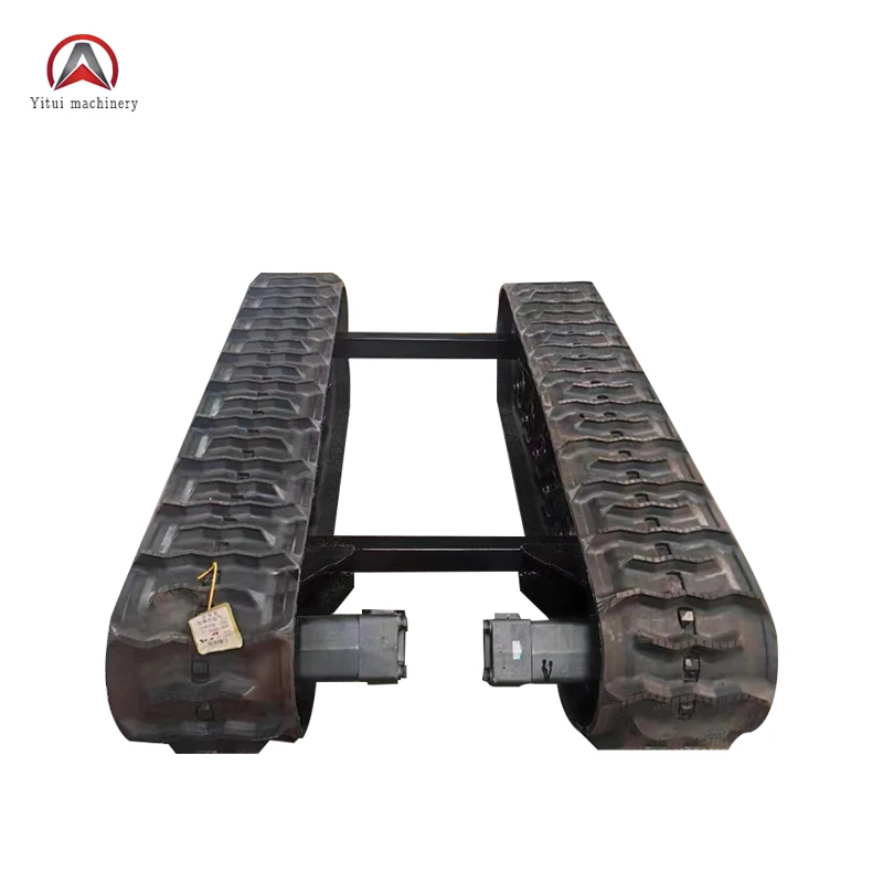 Electric rubber track chassis 24v 0.75kw 48v1.5kw2.5kw 60v3kw5kw 72v7.596v10kw